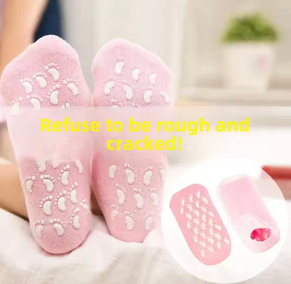 1 Pair Silicone Socks Silicone Gel Sock Silicone Moisturizing Sock Silicone Heel Sock