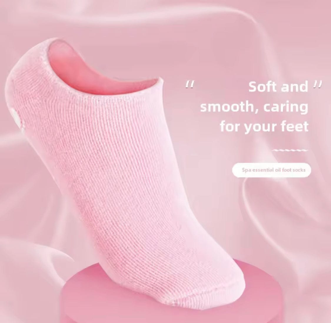 1 Pair Silicone Socks Silicone Gel Sock Silicone Moisturizing Sock Silicone Heel Sock