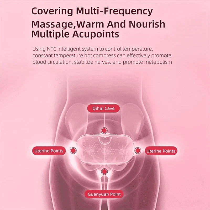 2-in-1 Period Pain Relief Belt & Heating Massager