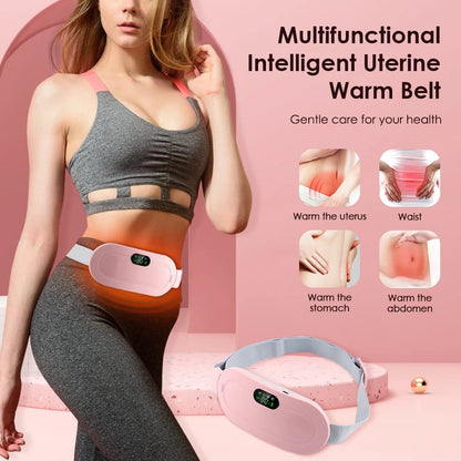2-in-1 Period Pain Relief Belt & Heating Massager