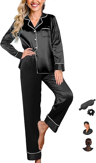 6 IN 1 SILK NIGHT SUIT SET