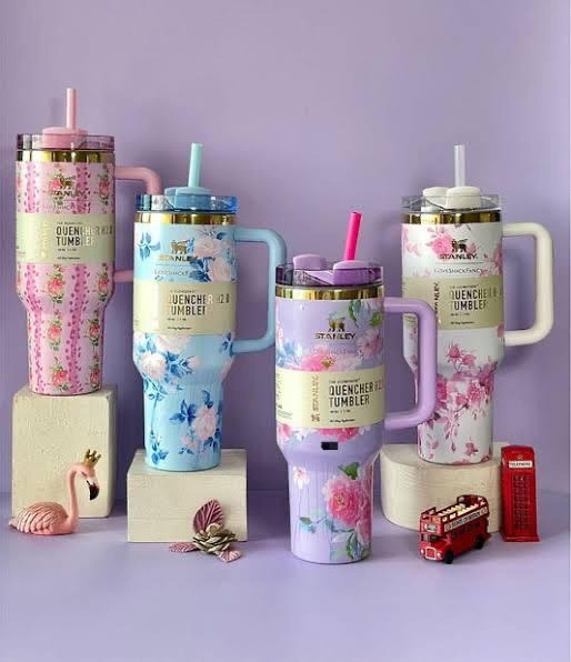 Stanley 40 oz Stainless Steel H2.0 Tumbler & Straw Cap - PRINTED TUMBLER