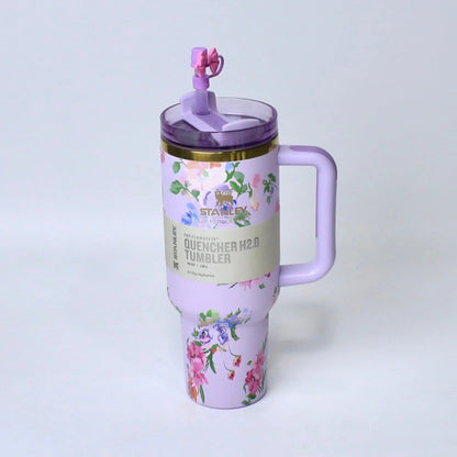 Stanley 40 oz Stainless Steel H2.0 Tumbler & Straw Cap - PRINTED TUMBLER
