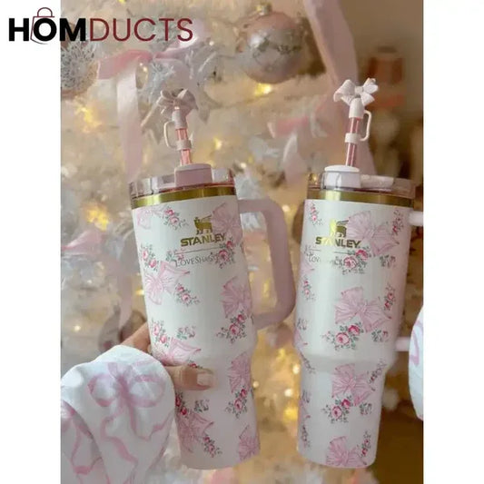 Stanley 40 oz Stainless Steel H2.0 Tumbler & Straw Cap - PRINTED TUMBLER